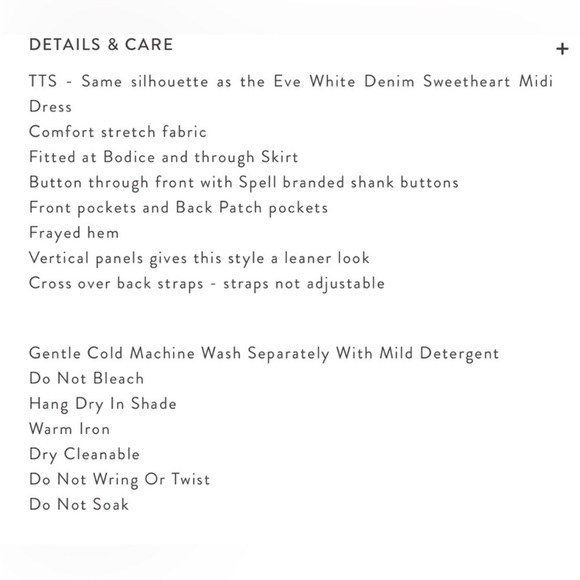 Spell Eve Sweetheart Denim Dress - Picture 8 of 9